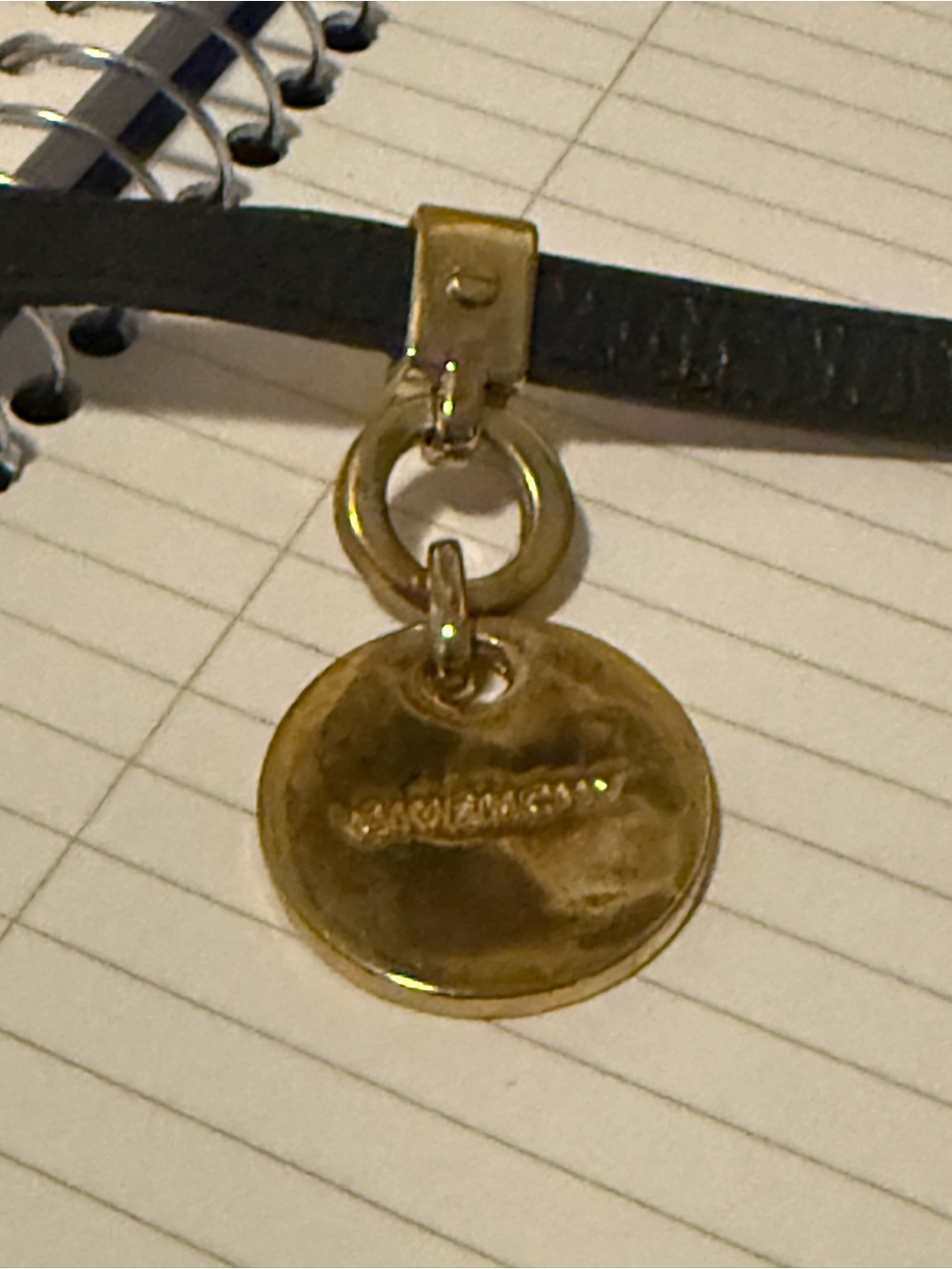 Givenchy black leather Chocker from the 90’s